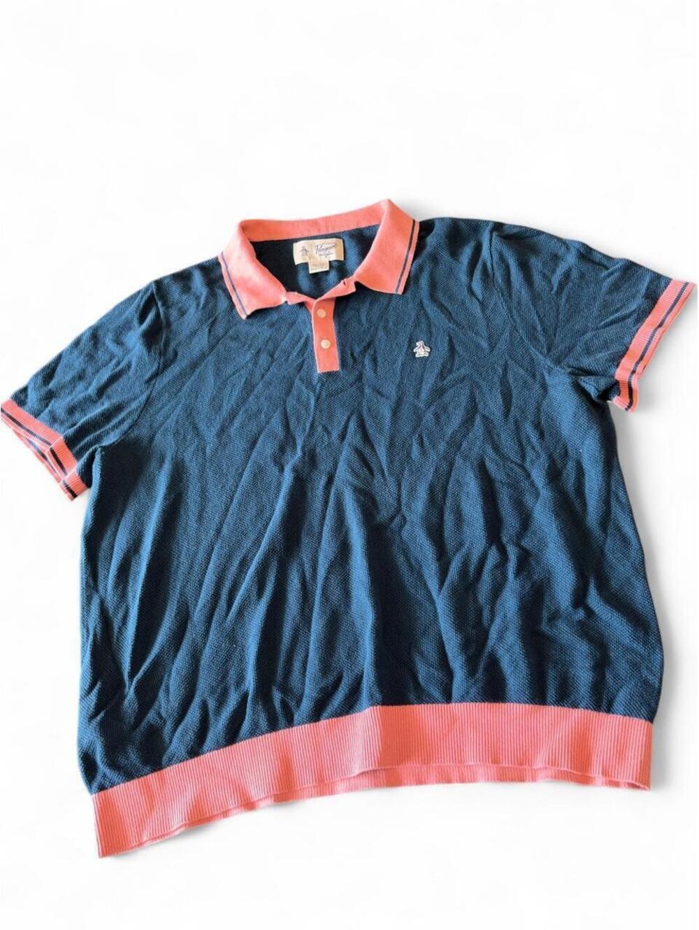Original Penguin Cotton Honeycomb Sweater Polo